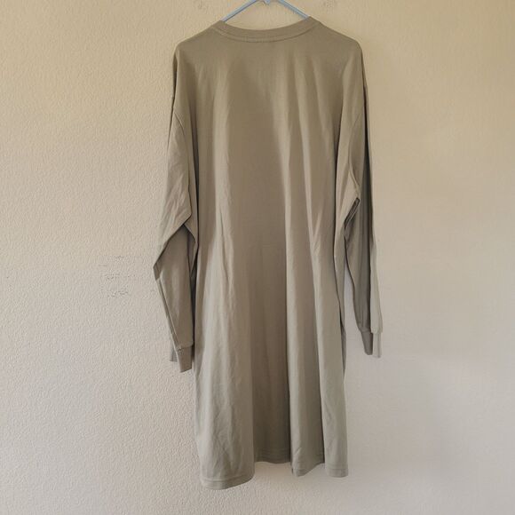 Adidas Dress Womens 2X Green Long-Sleeve Sweater Orbit Cotton Blend Casual Nwt - Picture 7 of 7